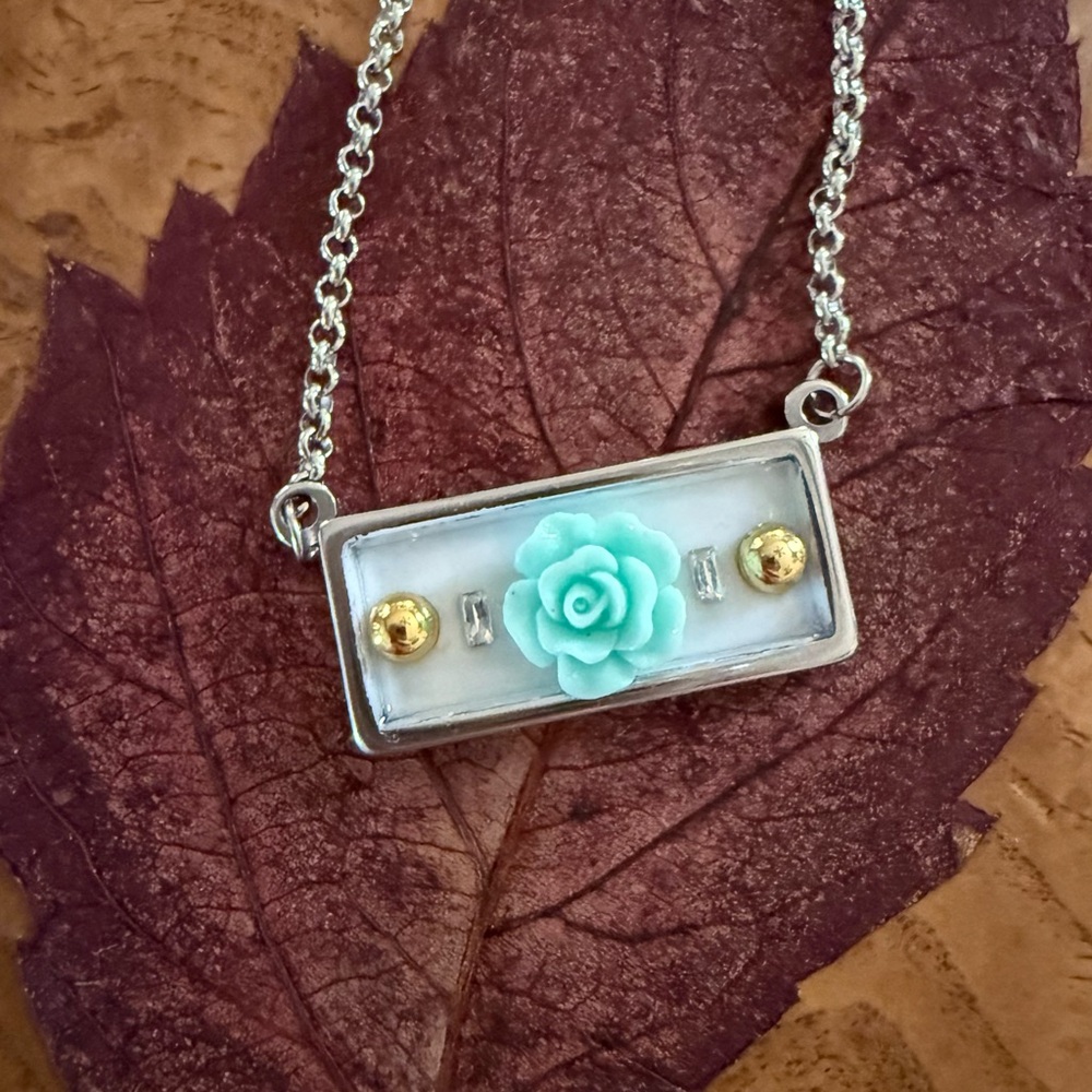 Handmade cottage core necklace